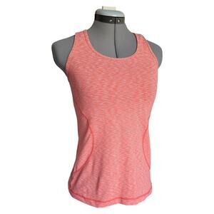 Zella Racerback Workout Top Size Small Space Dye Red